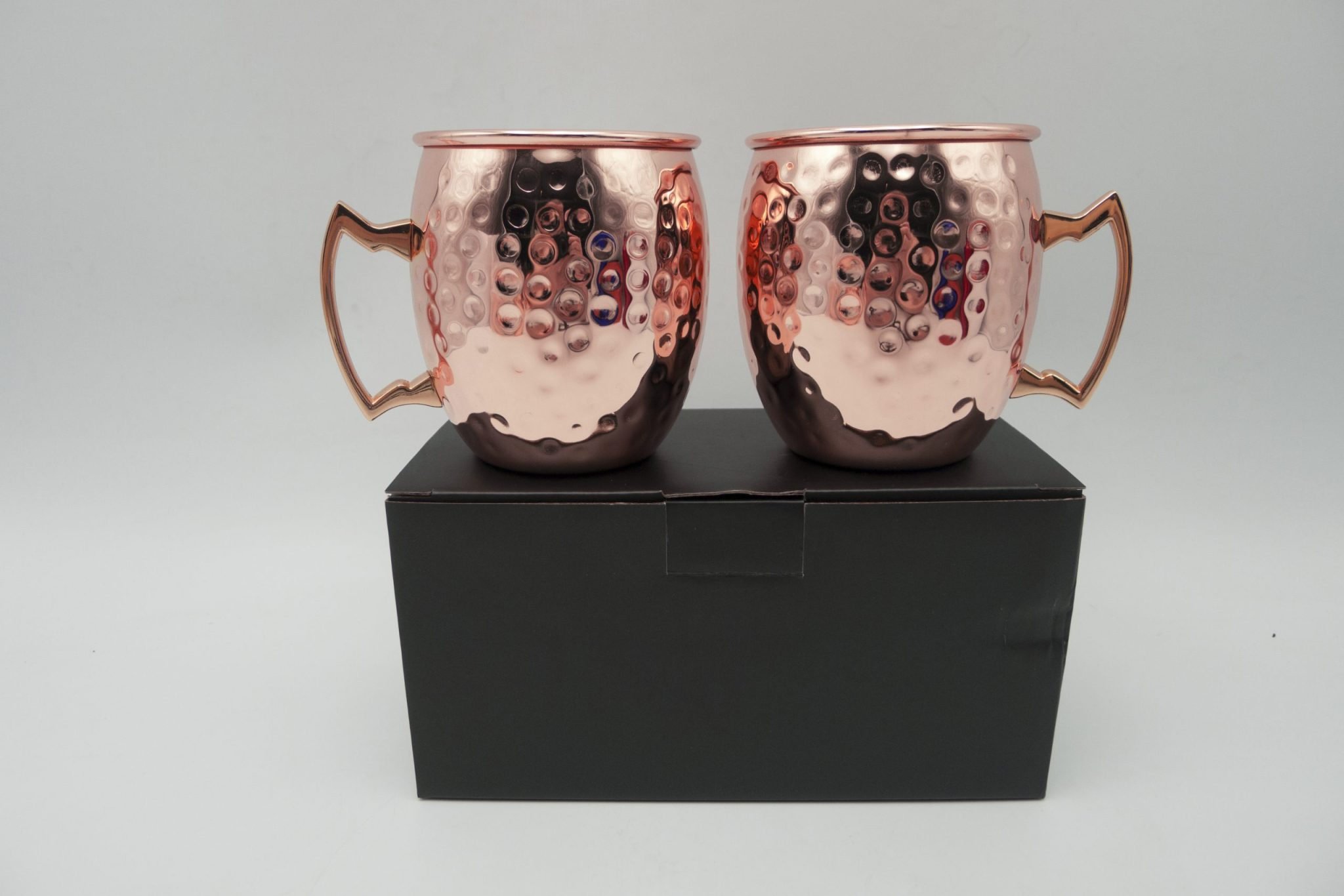 Set de 2 Mugs Encobrizados Martillados M76