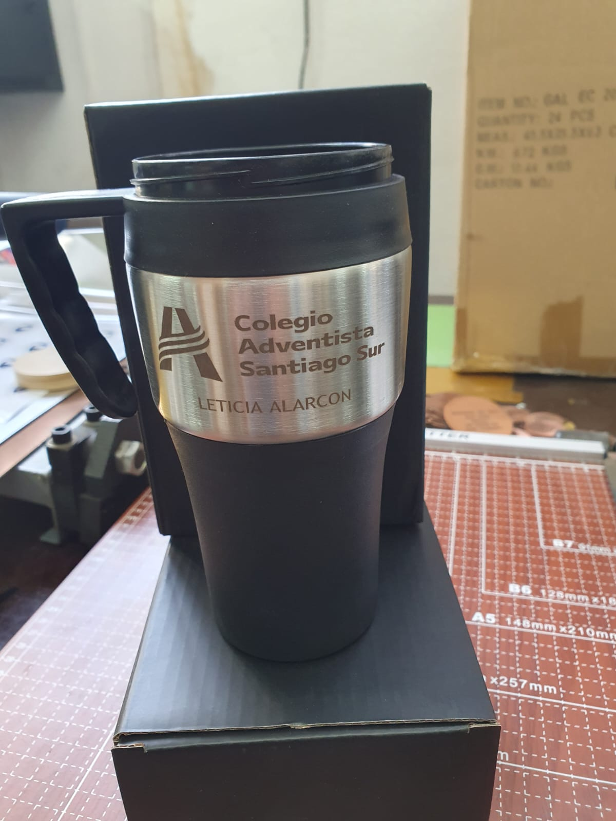 Mug Térmico Acero Inoxidable M12