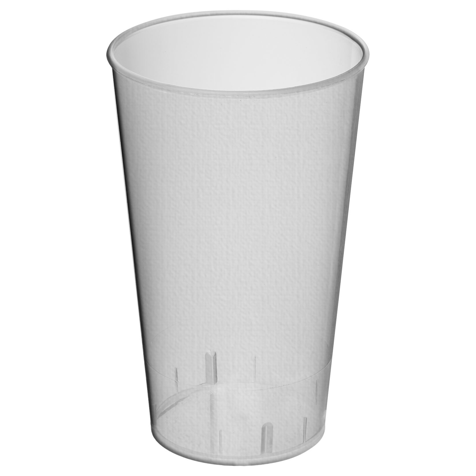 Vaso Plástico Reutilizable Empavonado M150