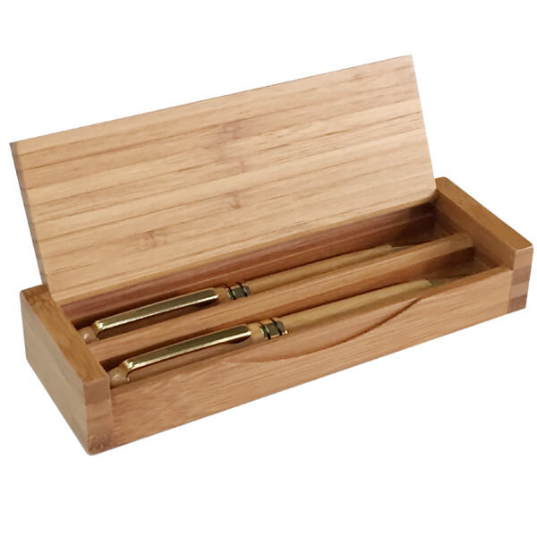 Set Bolígrafo Portaminas Bamboo B7