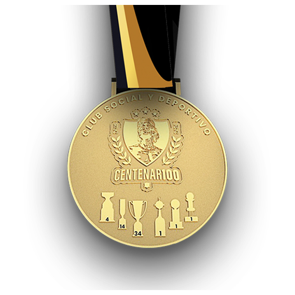 Medallón Conmemorativo Centenario Colo Colo