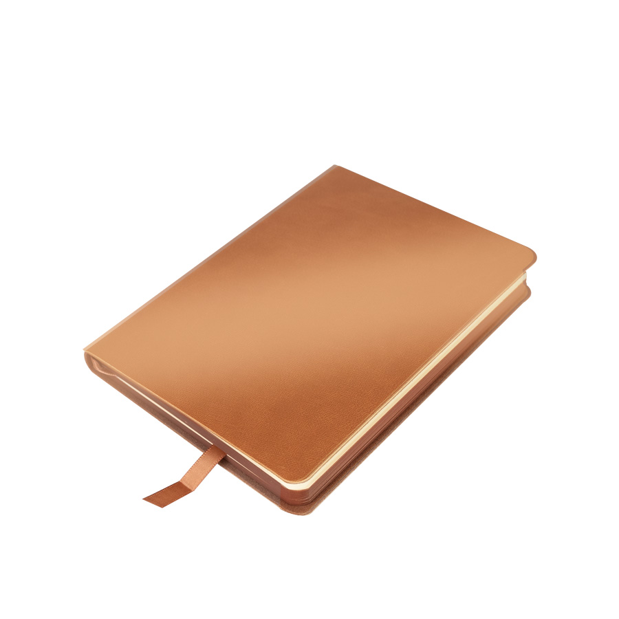 Libreta encobrizada de PU eco-cuero