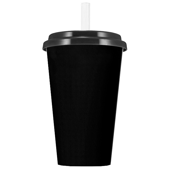 Vaso Plástico Reutilizable Empavonado M150