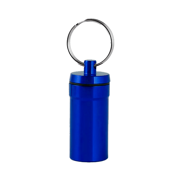 Llavero metálico pastillero K67