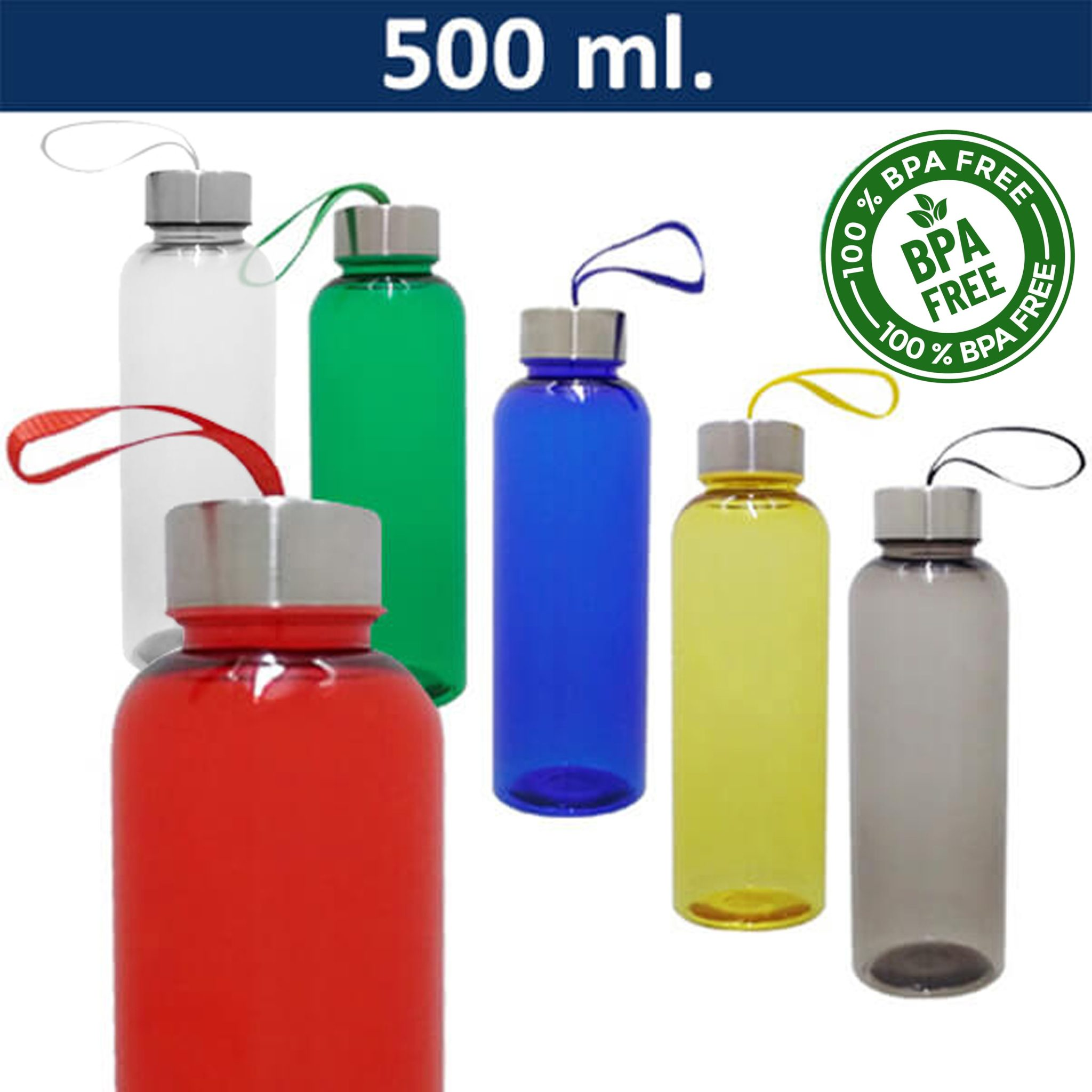 Botella Plástica con Cinta M27