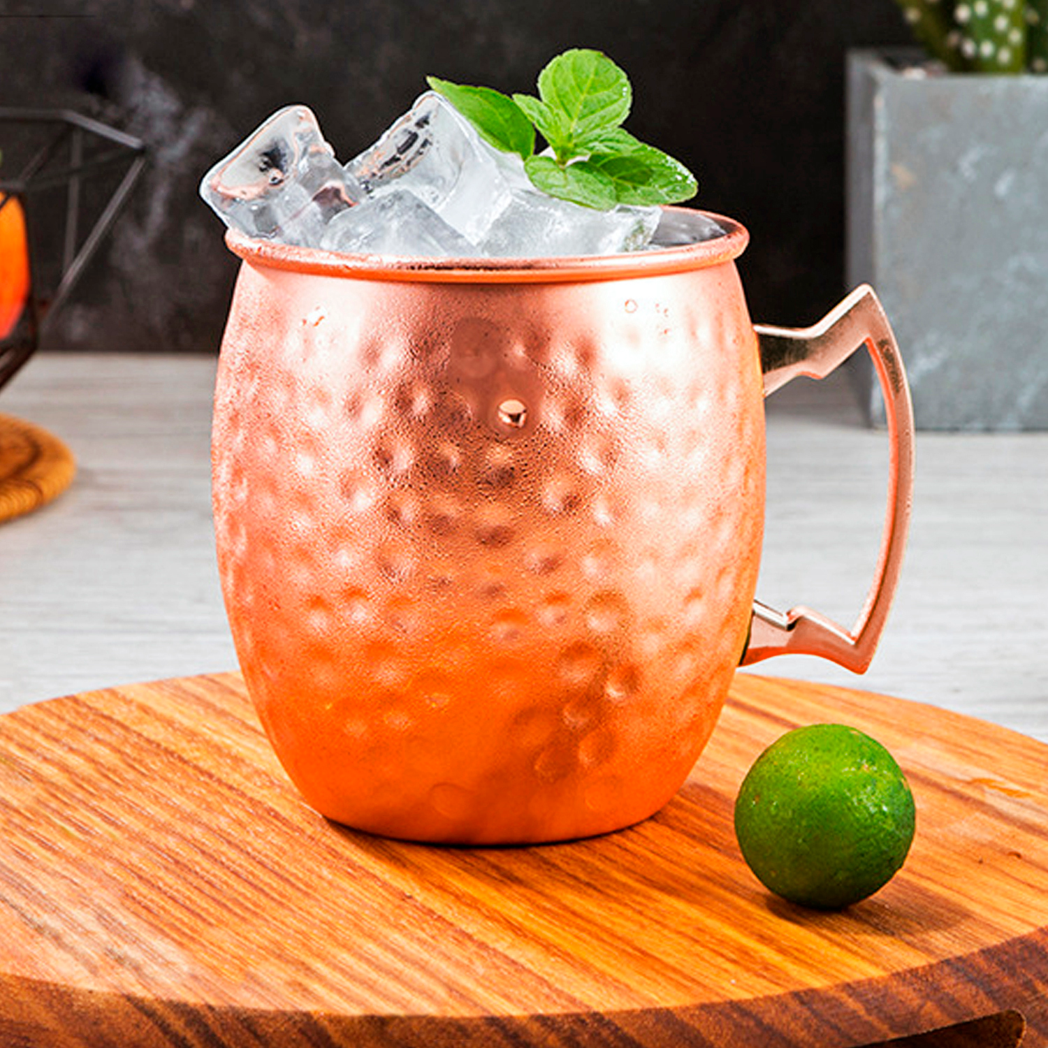 Set de 2 Mugs Encobrizados Martillados M76