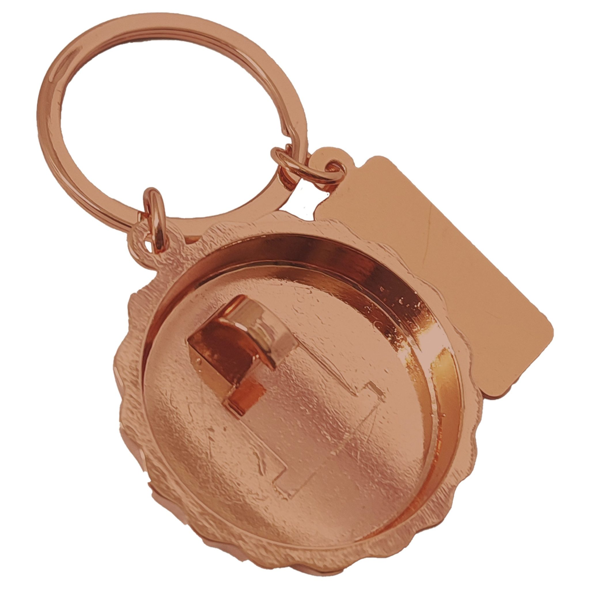 Llavero Tapa Destapador Encobrizado K59