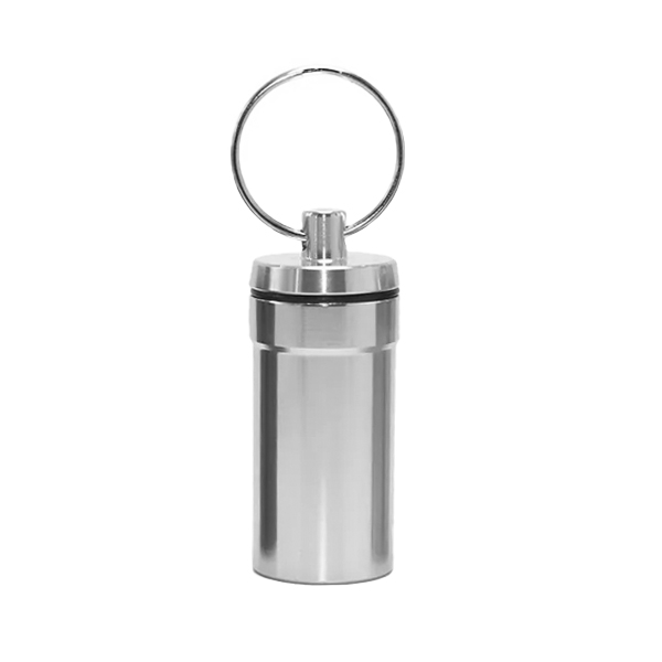 Llavero metálico pastillero K67