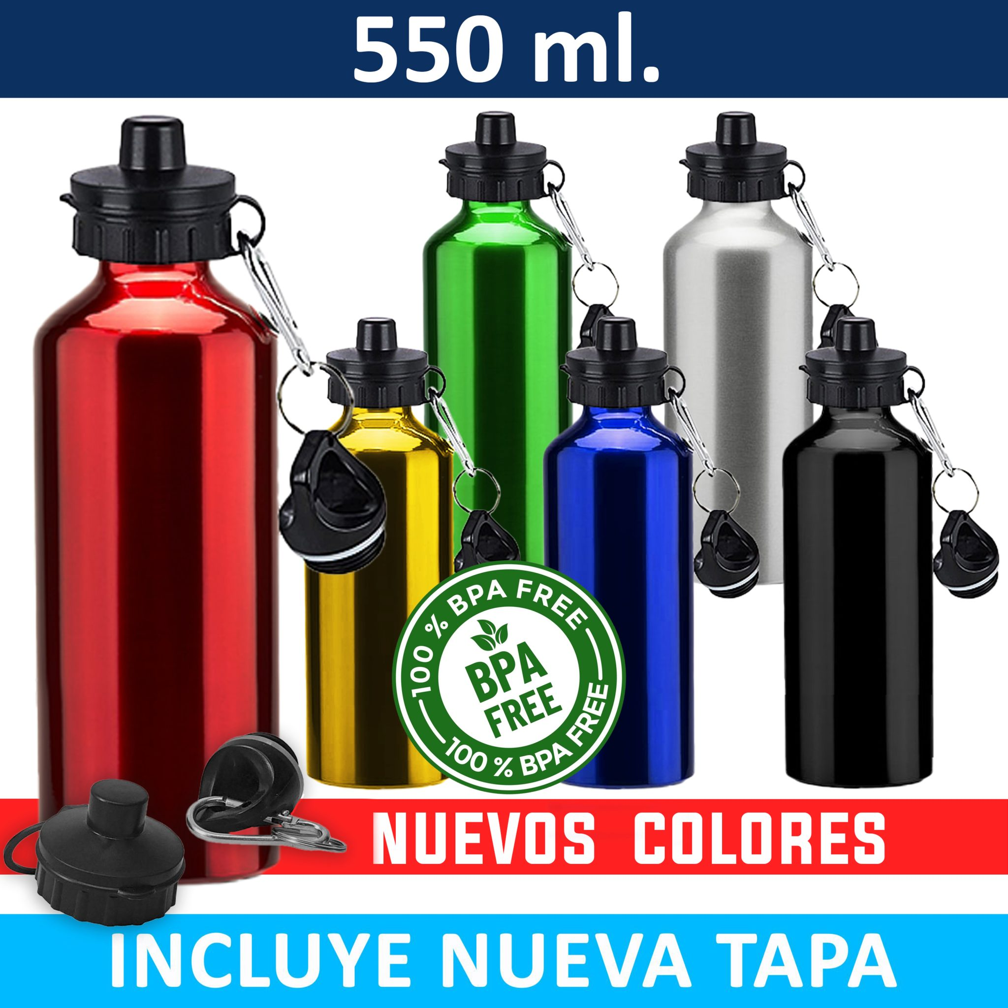 Botella Deportiva Aluminio M51
