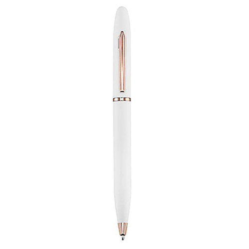 Bolígrafo Metálico Blanco Encobrizado L77