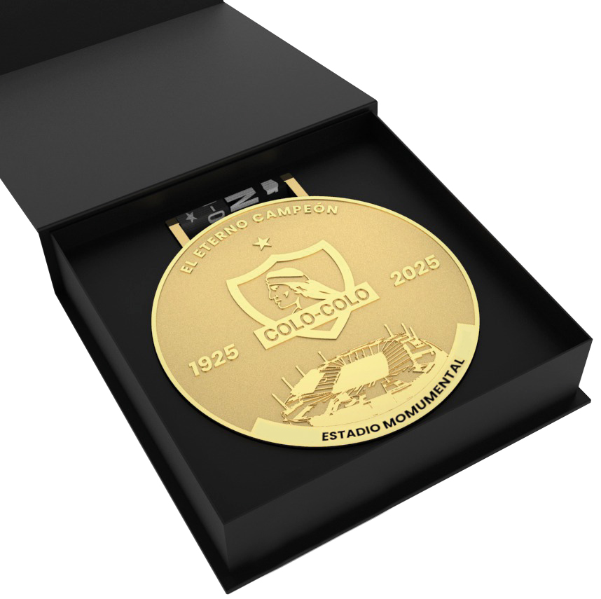 Medallón Conmemorativo Centenario Colo Colo