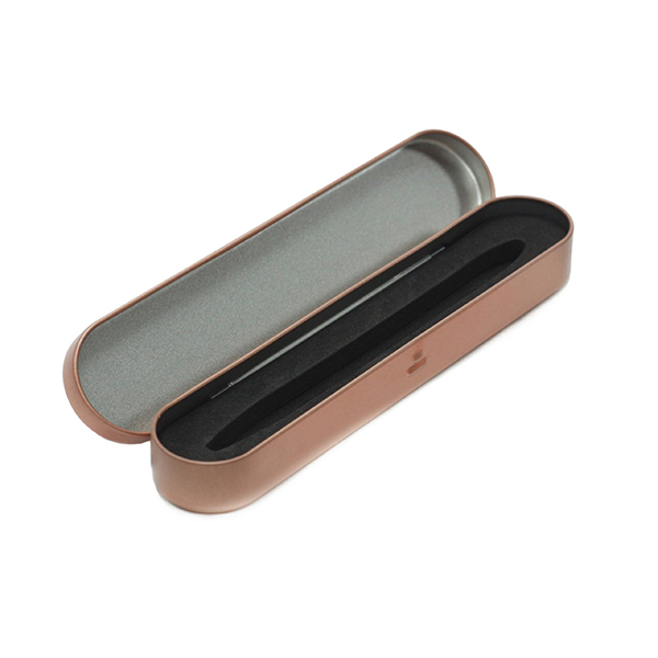 caja metálica para bolígrafo cobrizada B87