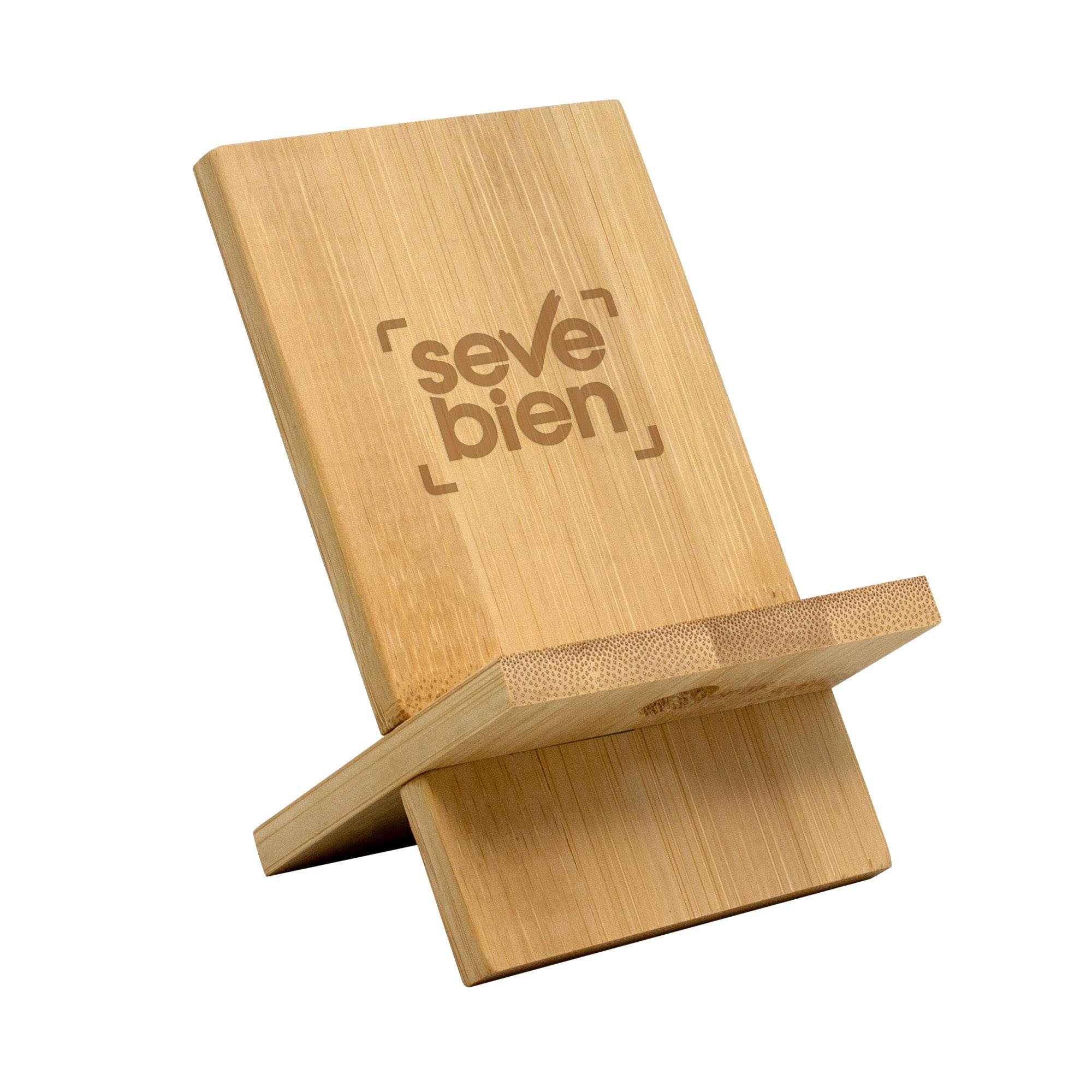 Soporte De Escritorio Para Celular "Bamboffice"