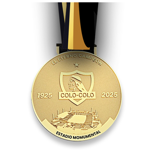 Medallón Conmemorativo Centenario Colo Colo