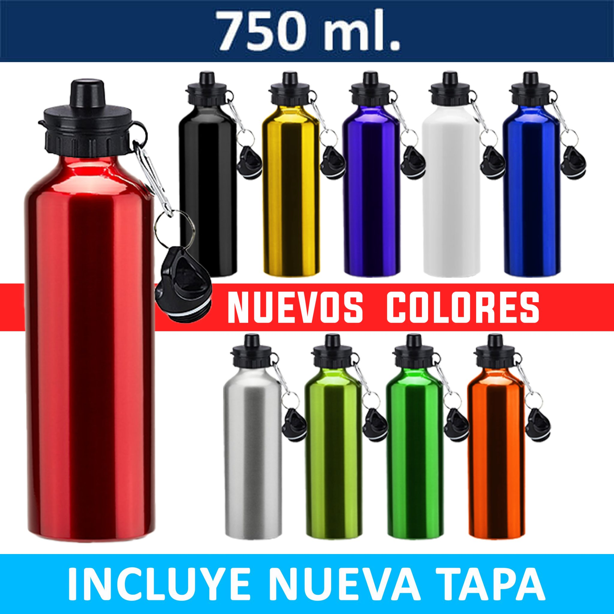 Botella Deportiva Aluminio M50