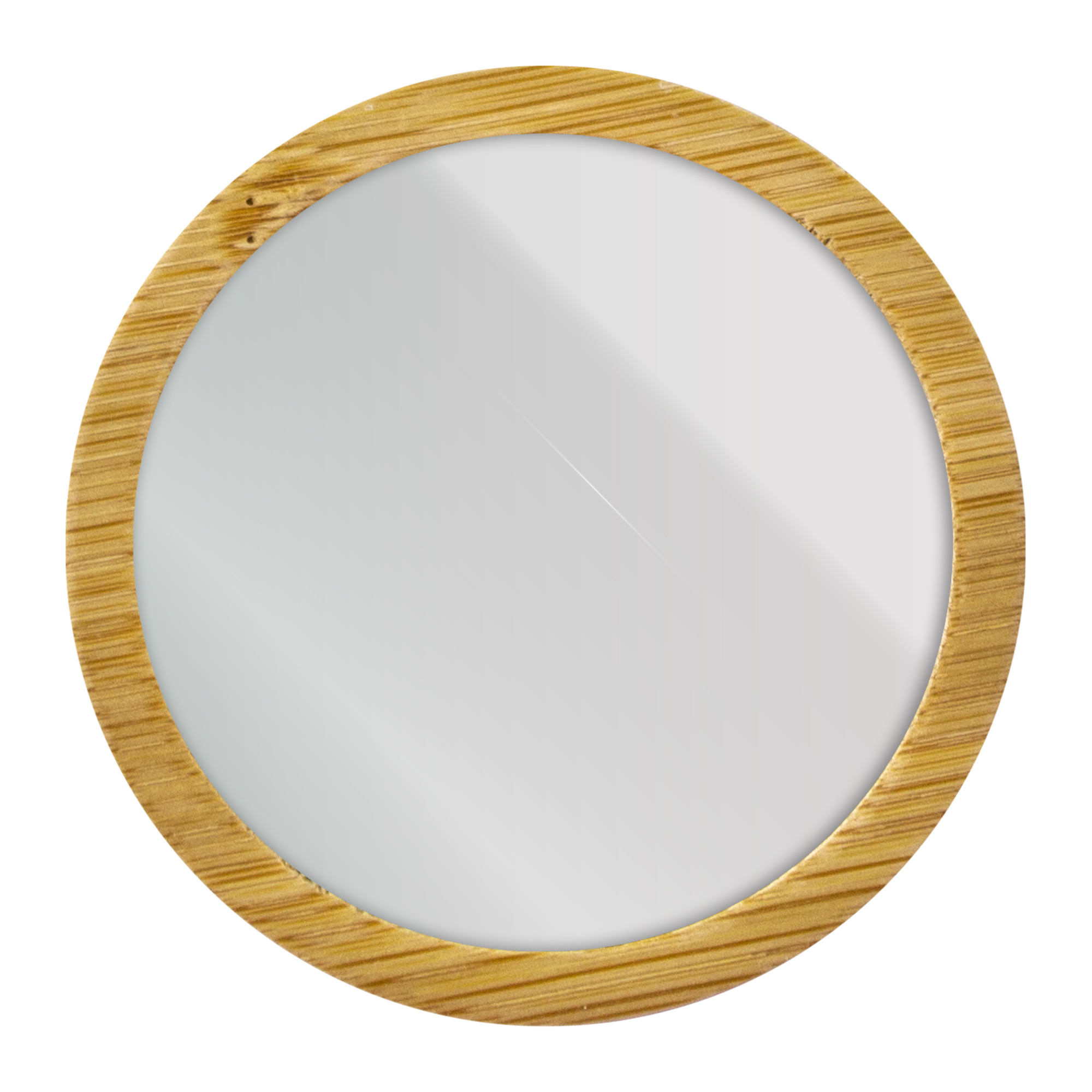 Espejo De Bambú Circular ¨Bella¨