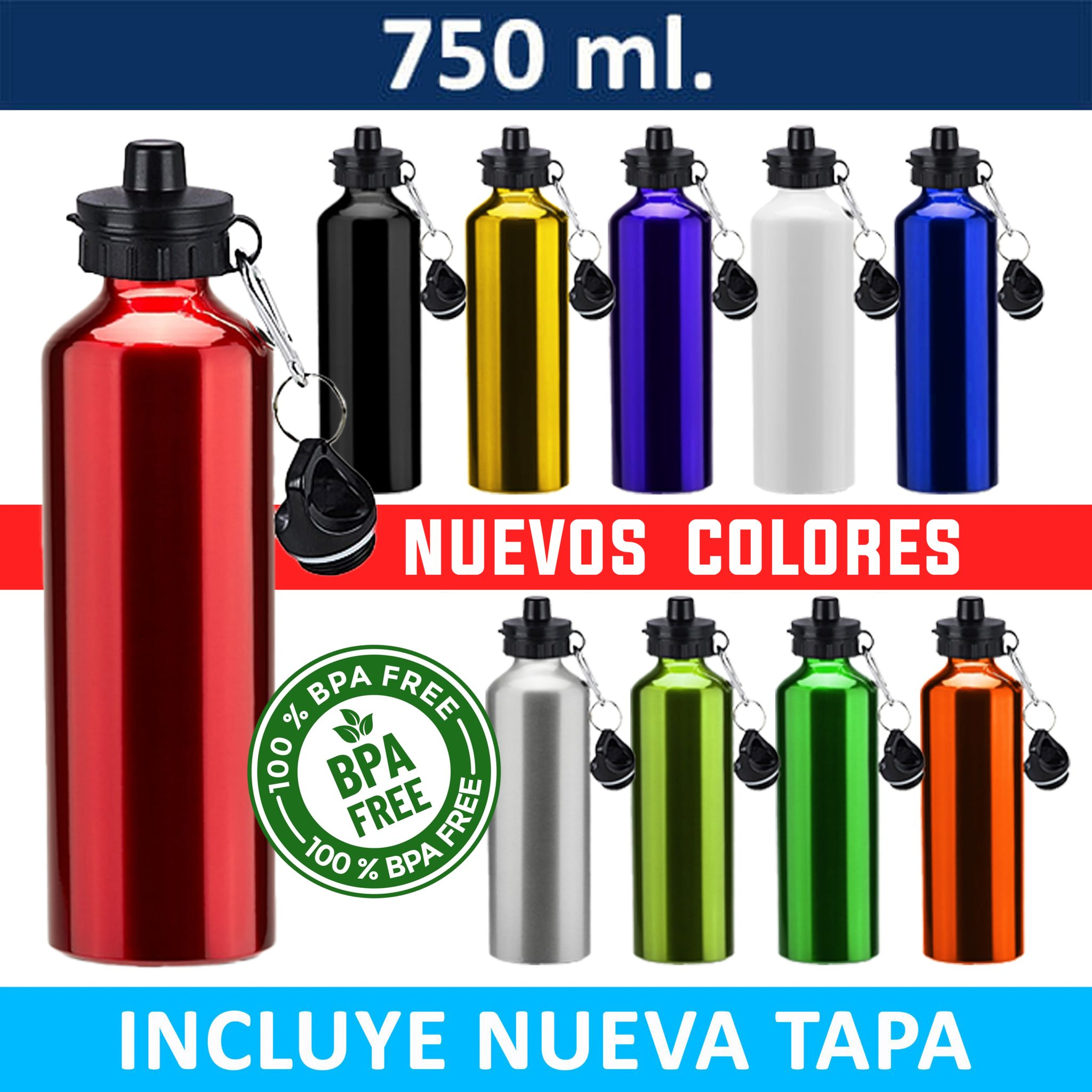 Botella Deportiva Aluminio M50