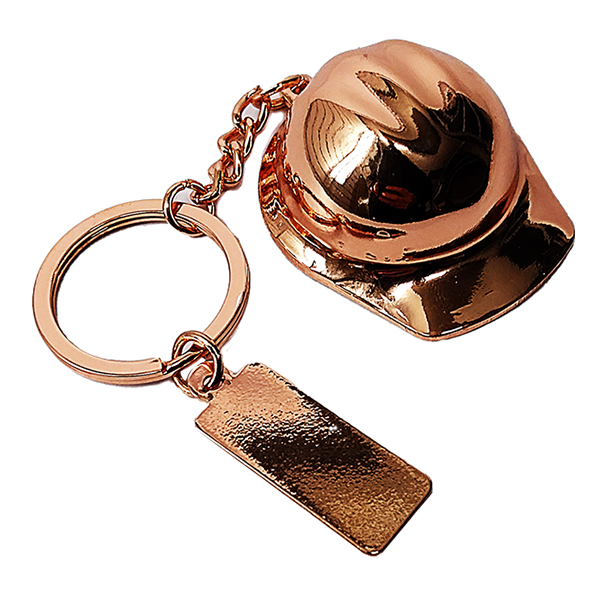 Llavero casco minero encobrizado K50