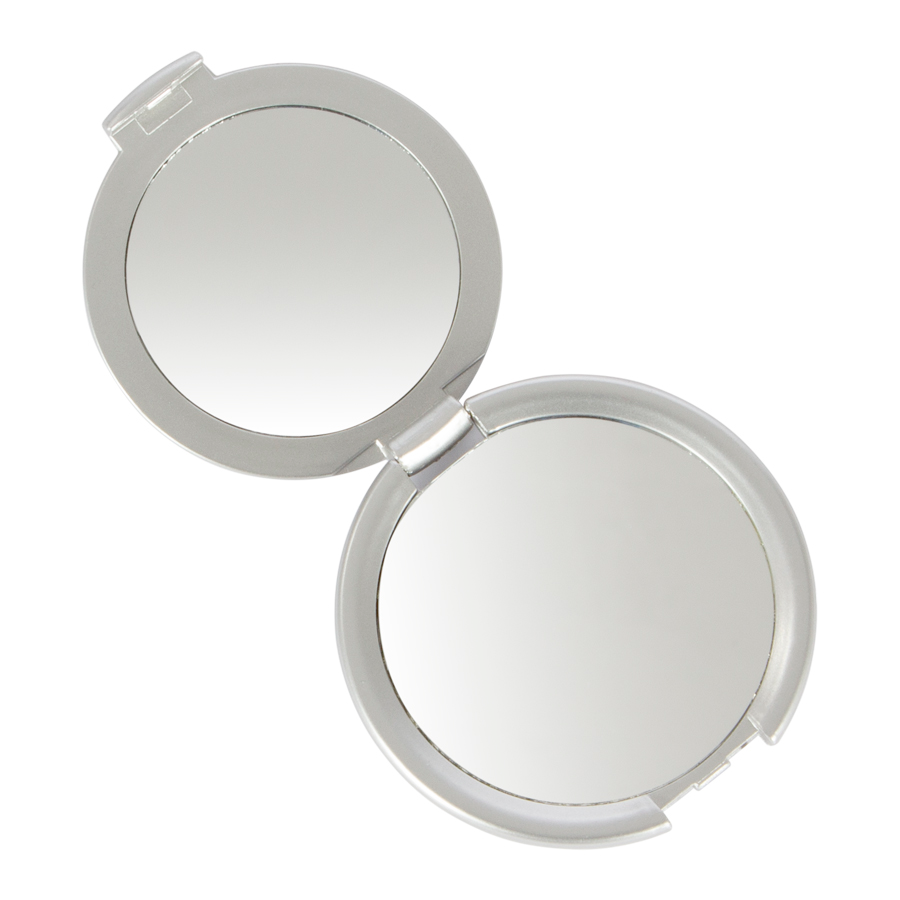 Espejo plateado doble