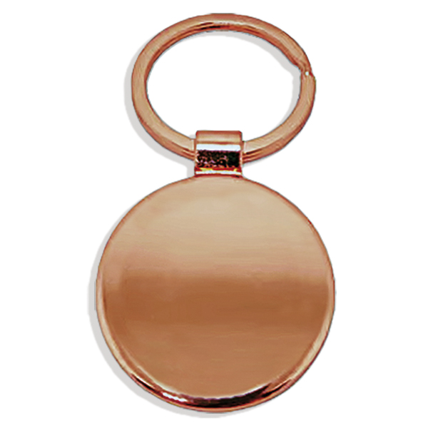 Llavero Redondo Encobrizado Negro K61