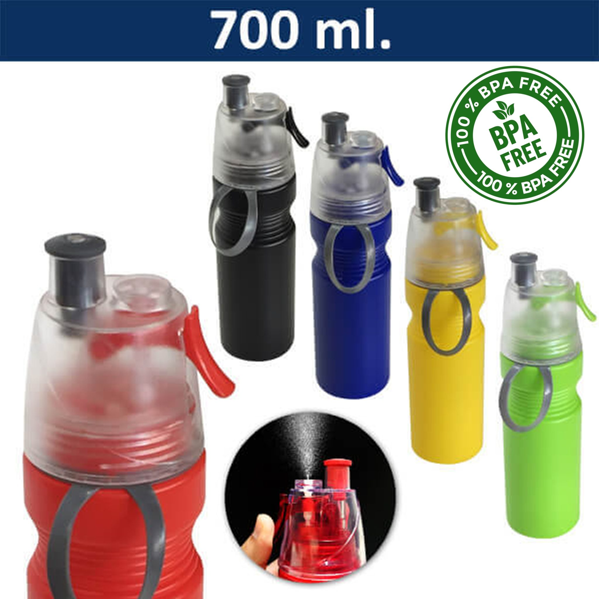 Botella con Rociador M23