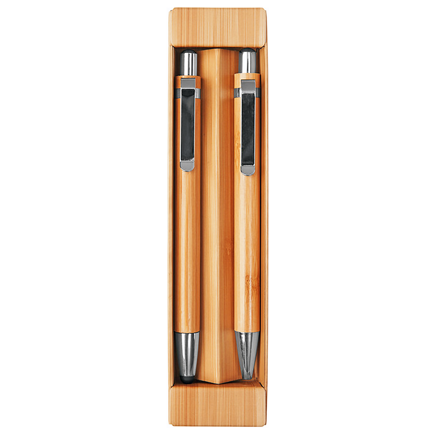 Set Portaminas y Bolígrafo Touch-Screen Bamboo B91