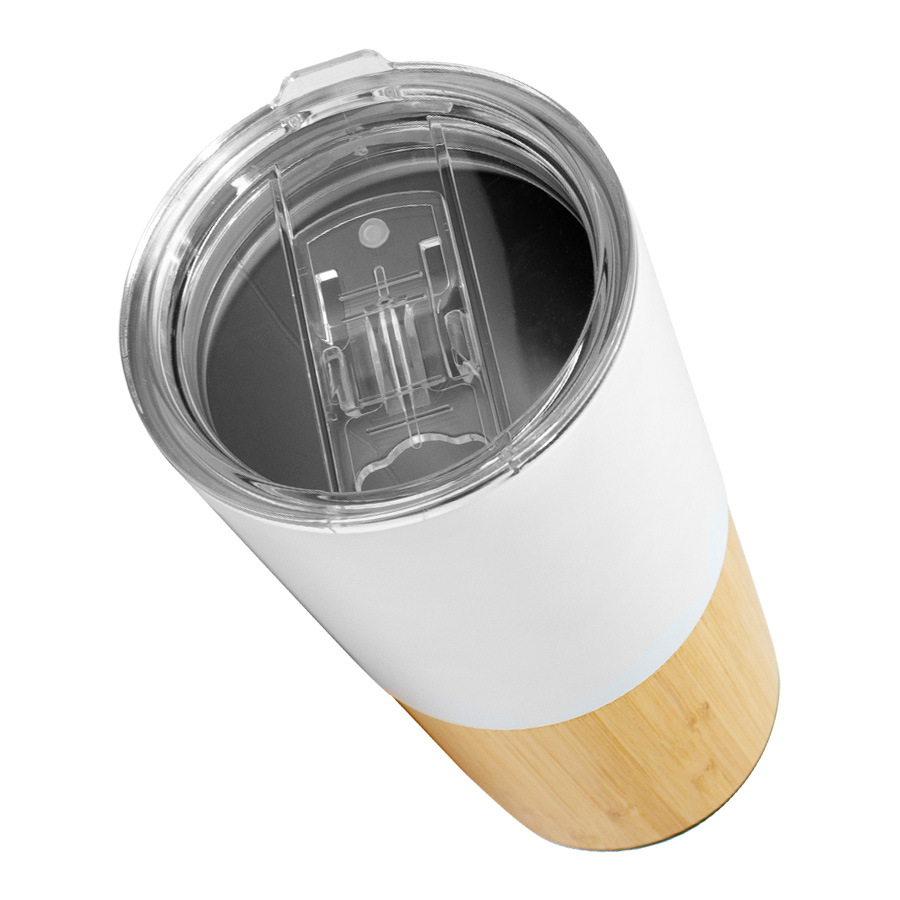 Mug metálico/bamboo "AURUS" 500cc