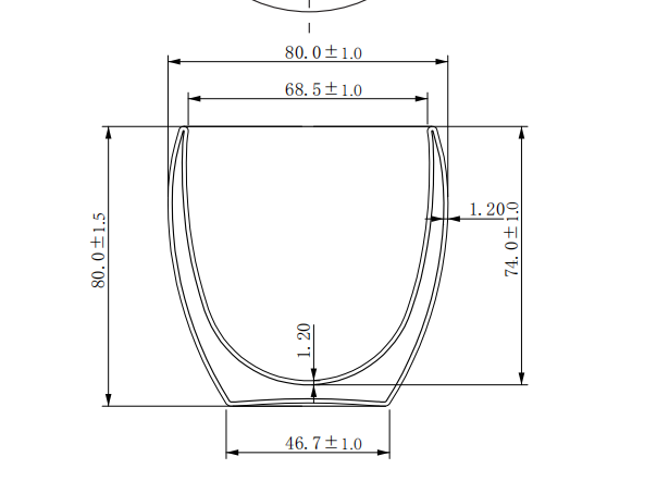 Set de 2 vasos de vidrio doble pared M5