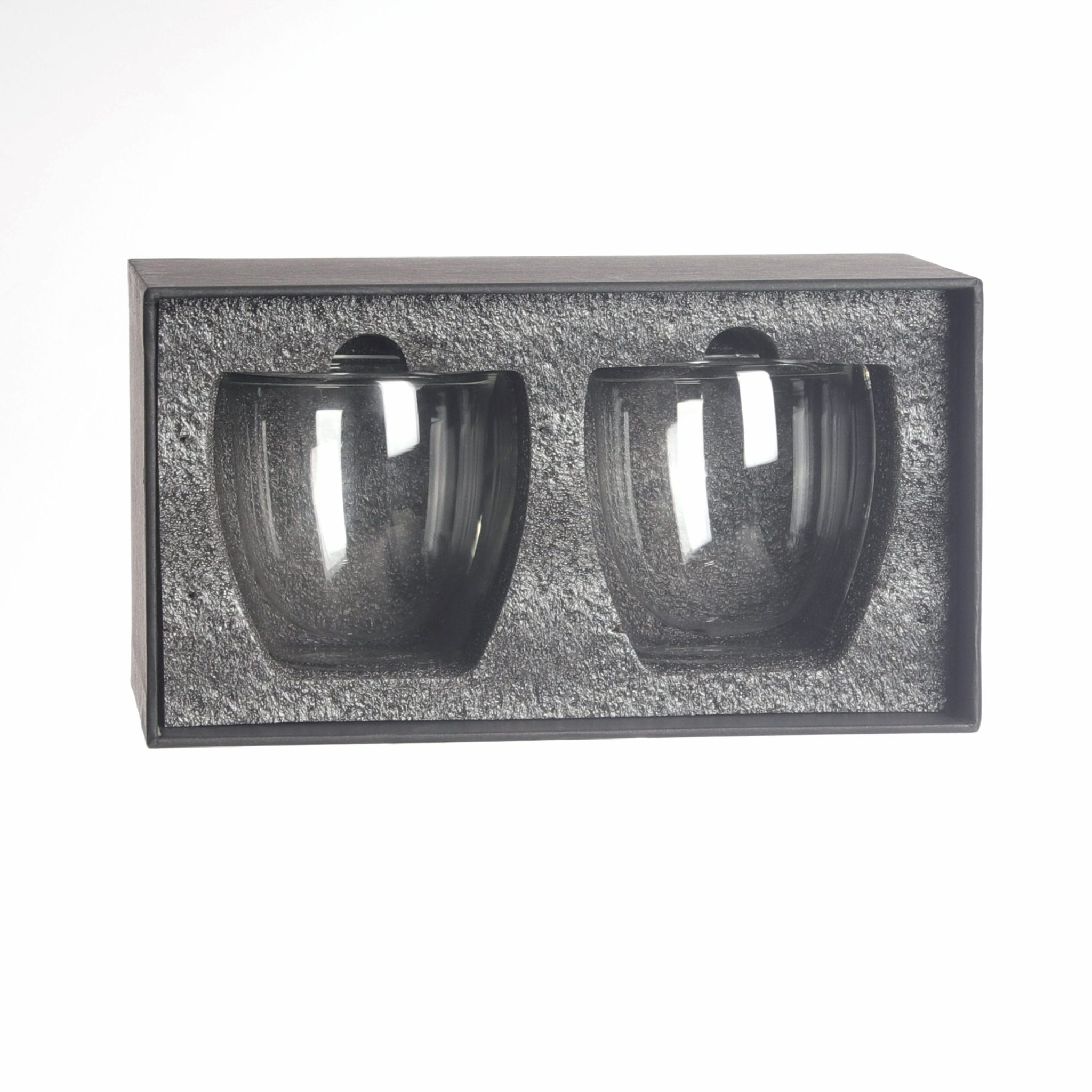 Set de 2 vasos de vidrio doble pared M5