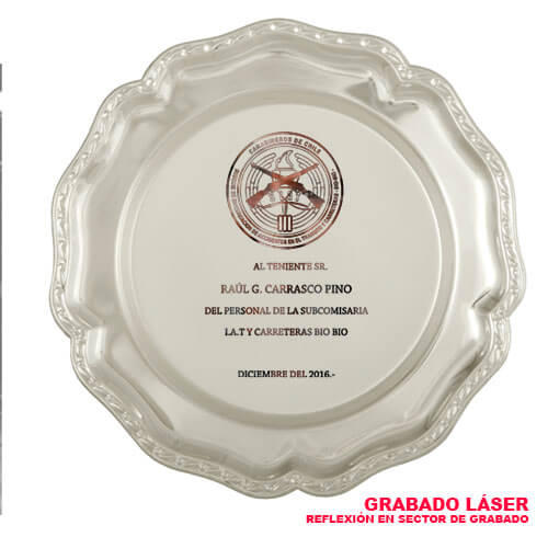 Plato Bandeja Redondo 2105 MS