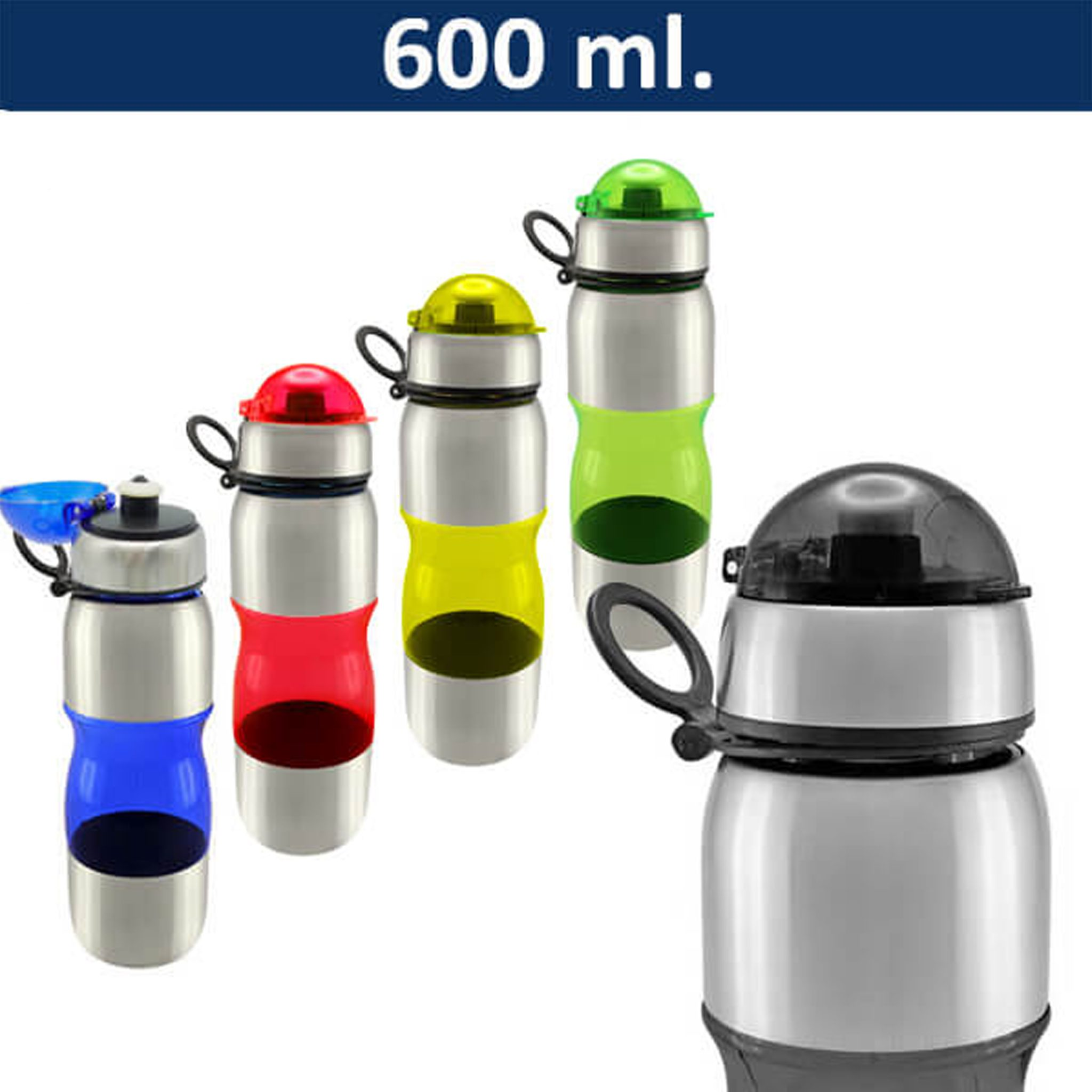 Caramayola Deportiva Acero Inoxidable M26