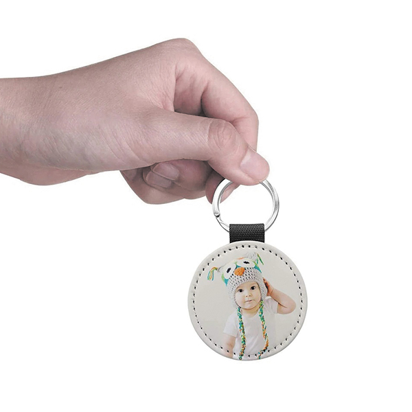 Llavero Sublimable símil cuero K15