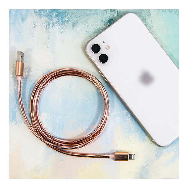 Cable Conector Apple Lightning Encobrizado T64