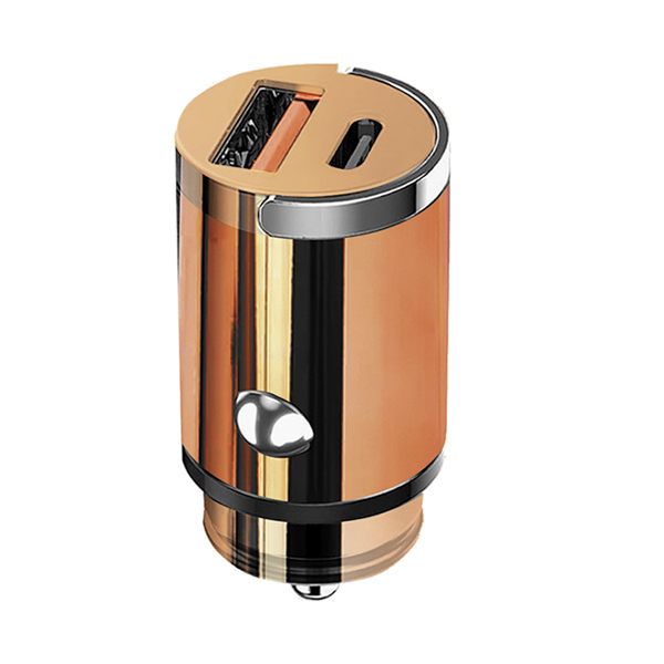 Adaptador Metálico para automóvil Encobrizado CC10