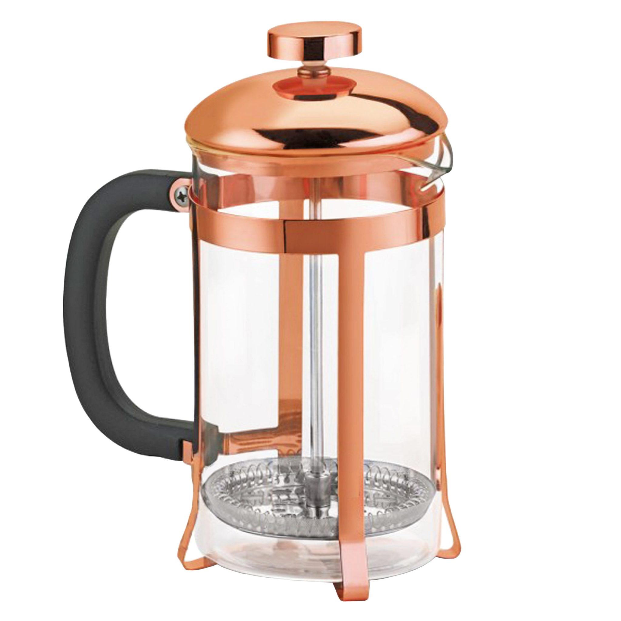 Set de Cafetera Francesa y Tazas Encobrizada M82