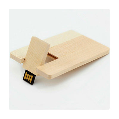 Pendrive Publicitario Con Diferentes Formas En Madera De Bamboo