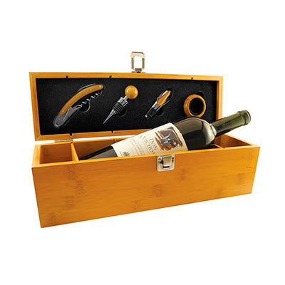 Set De Vino Bamboo