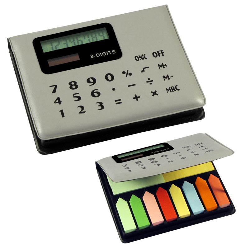 Porta Post-It Con Calculadora