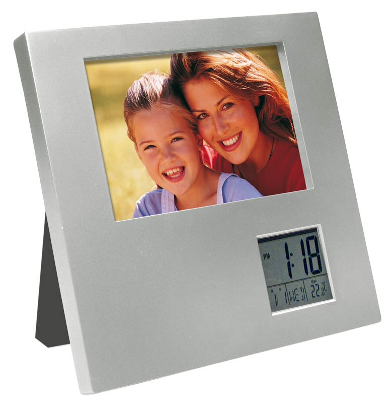 Porta Retrato Con Reloj