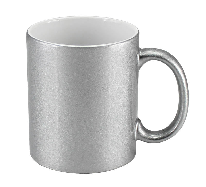 Tazón Cerámico Plateado Sublimación