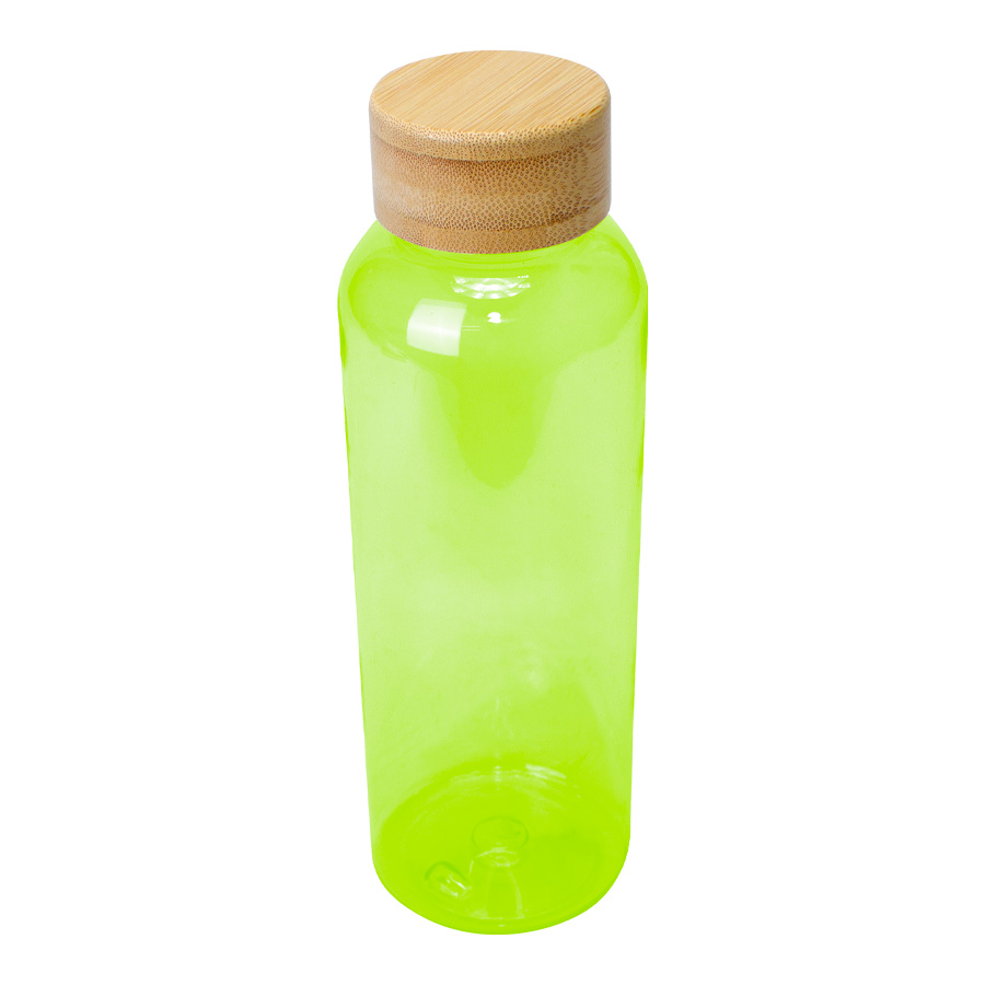 Botella PET tapa bamboo "AINOA" 550cc