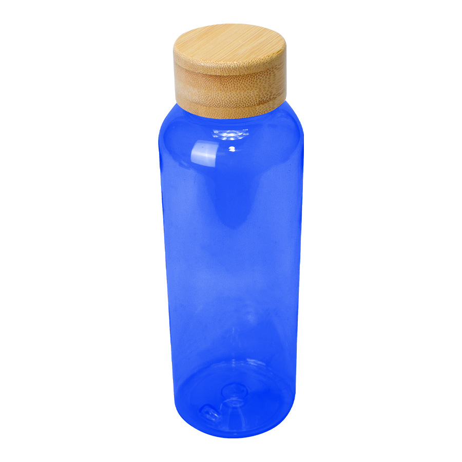 Botella PET tapa bamboo "AINOA" 550cc