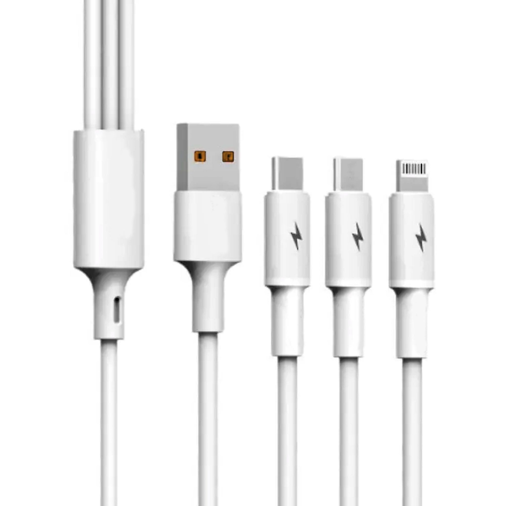 Cable Conector Multicargador Blanco T66