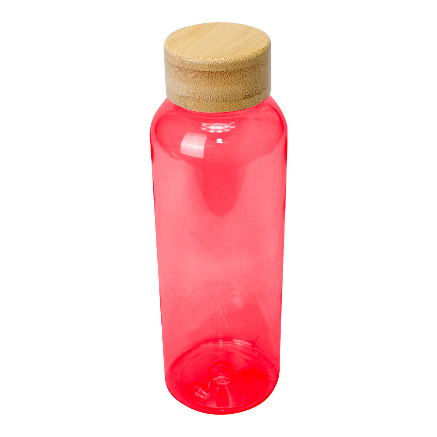 Botella PET tapa bamboo "AINOA" 550cc
