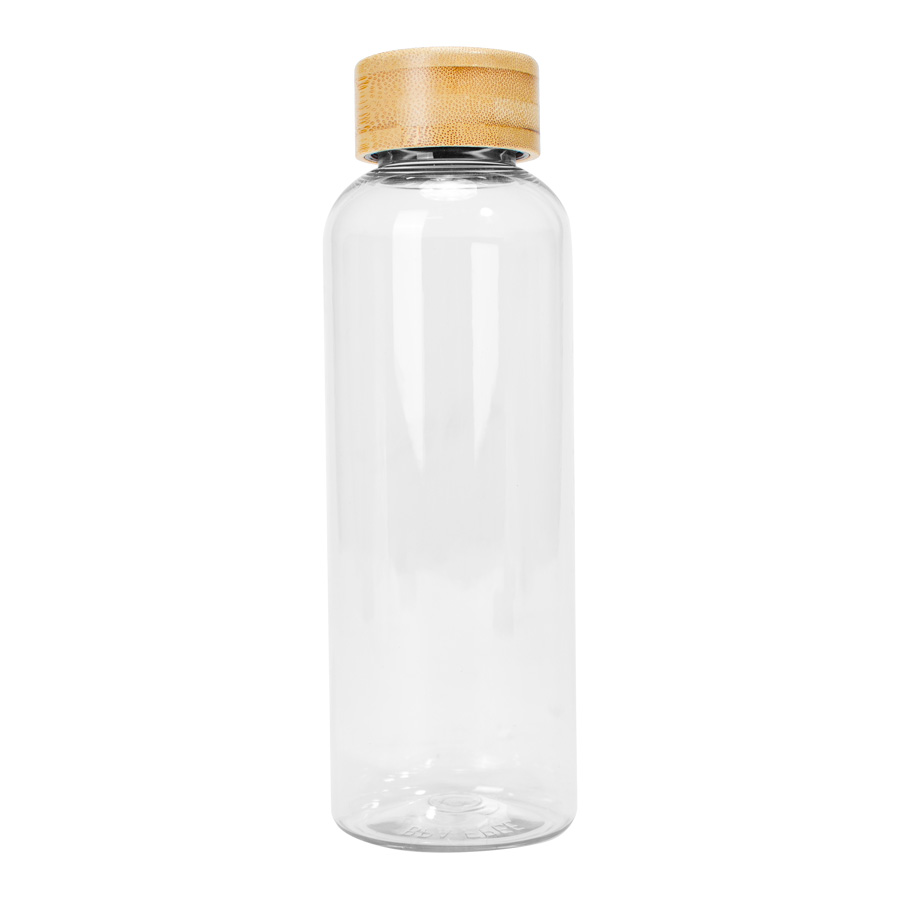 Botella PET tapa bamboo "AINOA" 550cc