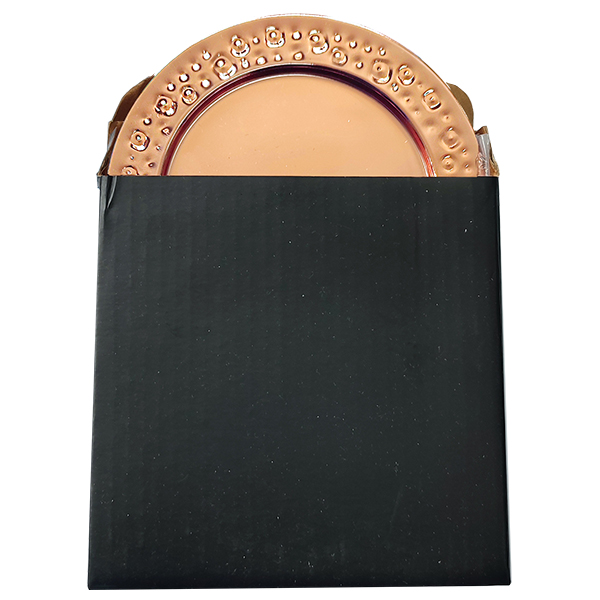 Set De 2 Posavasos Encobrizados Martillado M112