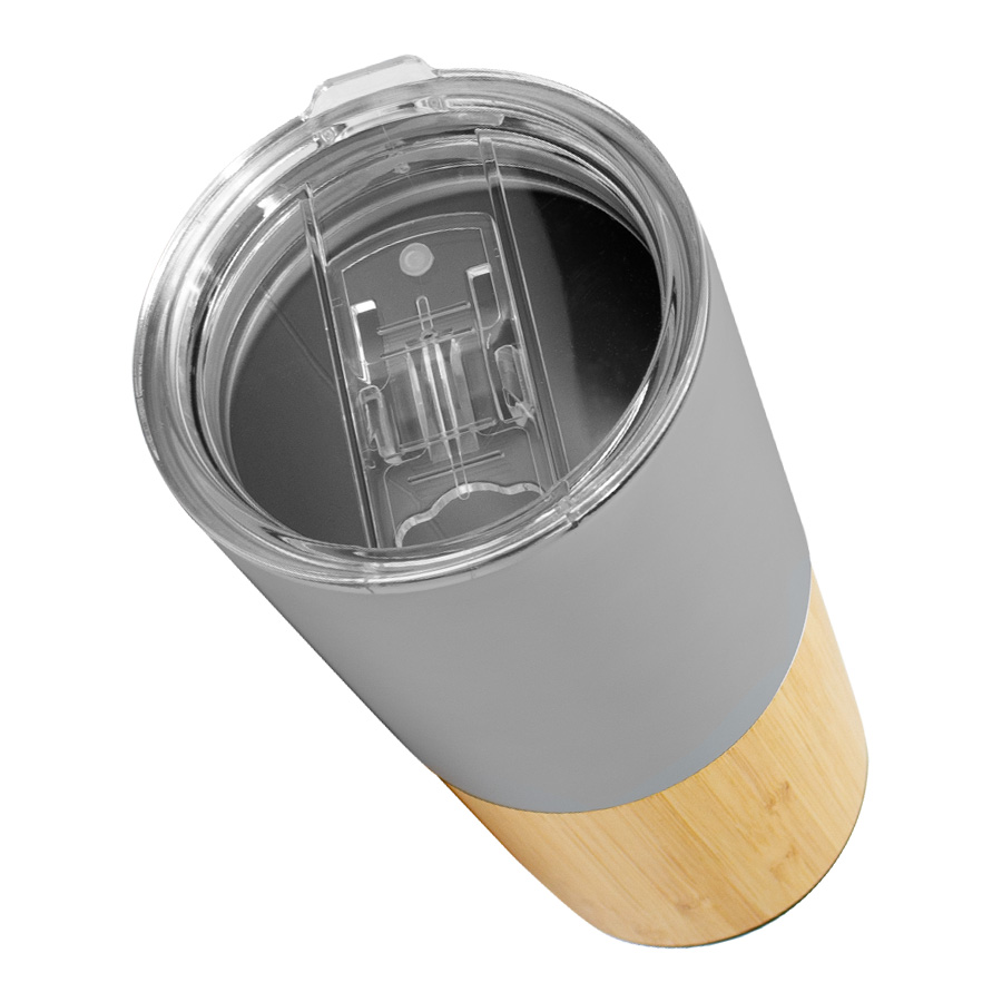 Mug metálico/bamboo "AURUS" 500cc