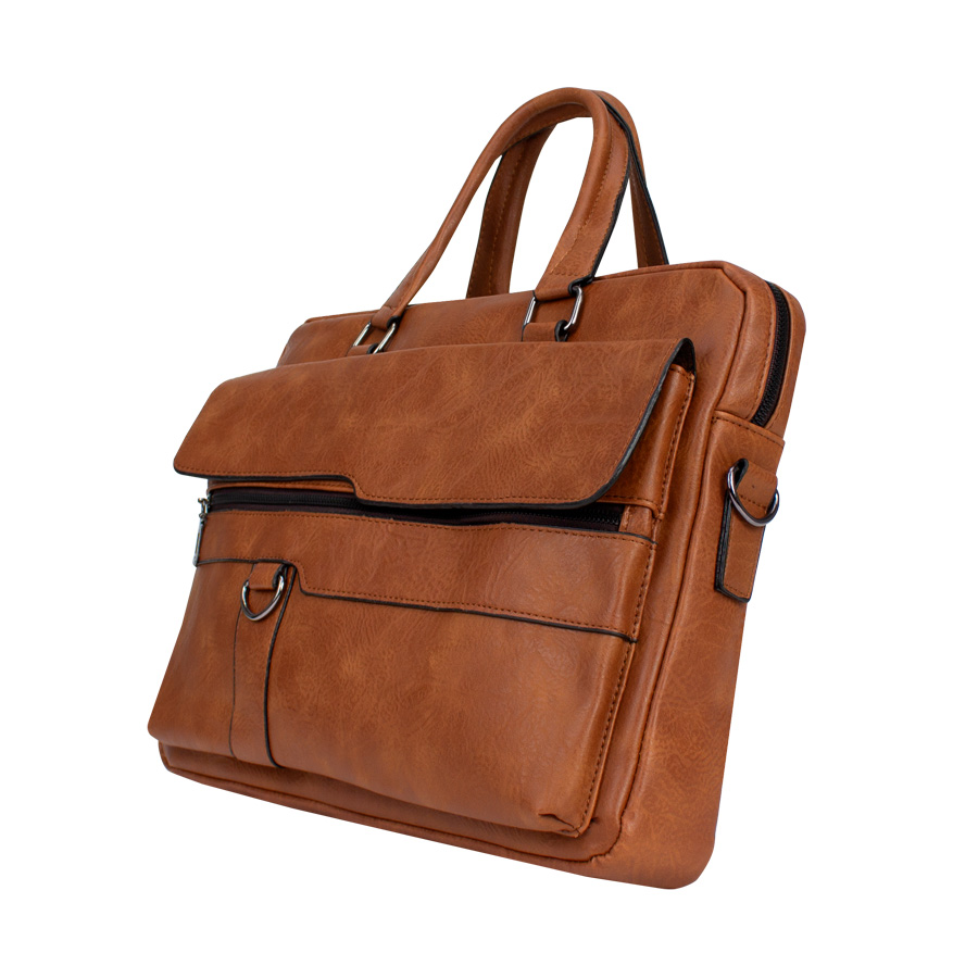 Maletín ejecutivo porta-notebook de Eco-cuero "BRONSON" 6.5L