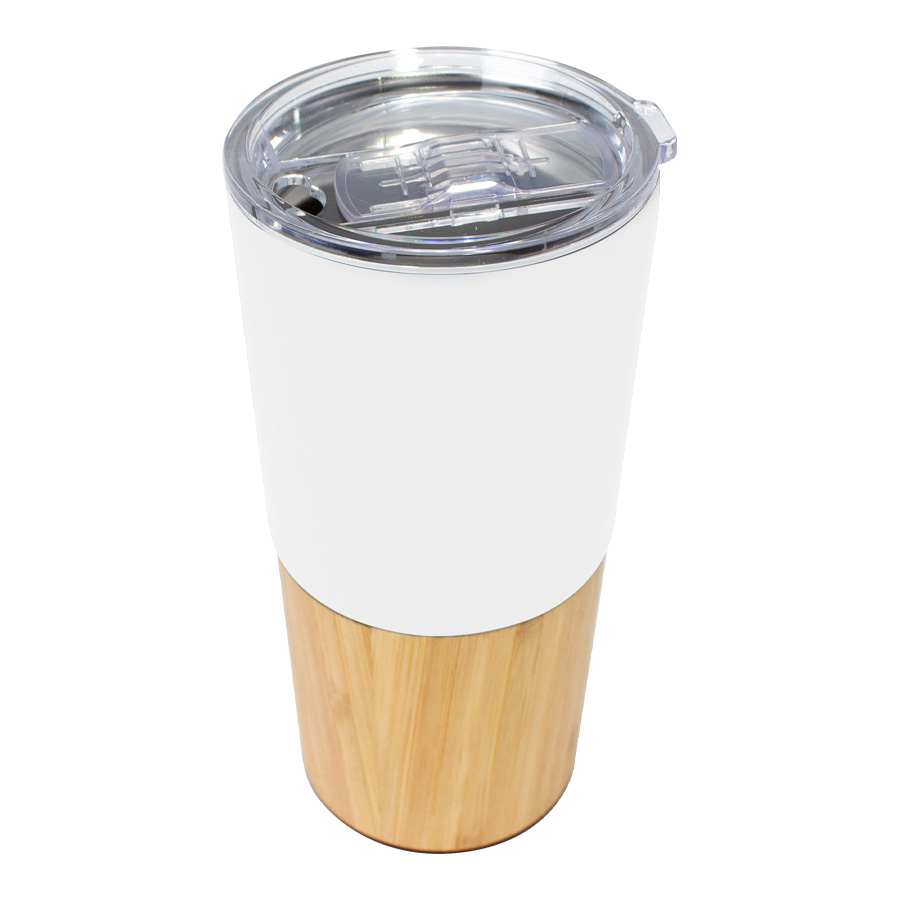 Mug metálico/bamboo "AURUS" 500cc