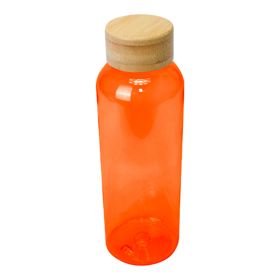 Botella PET tapa bamboo "AINOA" 550cc